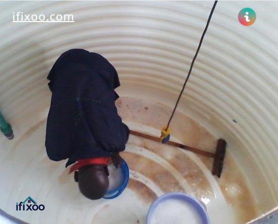 تنظيف الخزانات